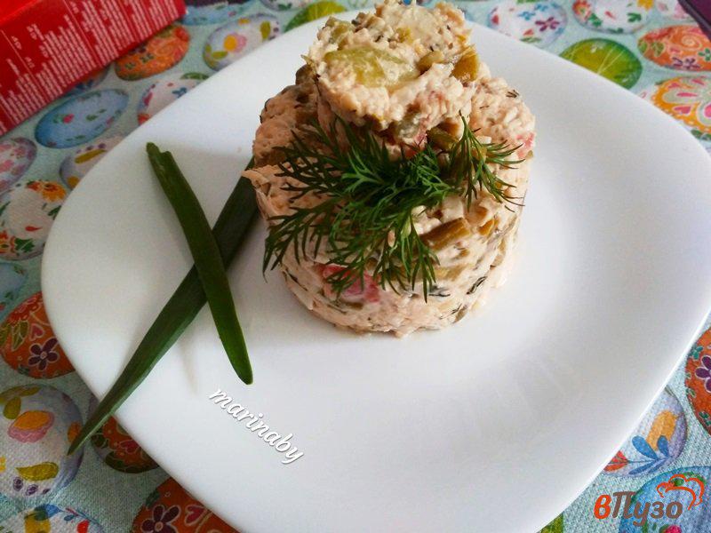Фото приготовление рецепта: Салат из куриной грудки и овощей шаг №17