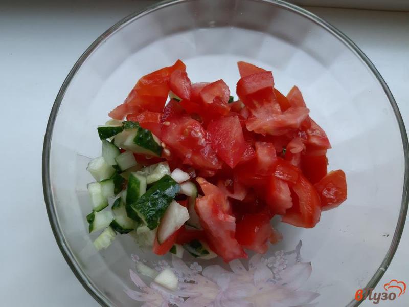 Фото приготовление рецепта: Салат с рукколой и рикоттой шаг №2