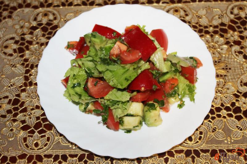Фото приготовление рецепта: Фреш салат из авокадо шаг №5