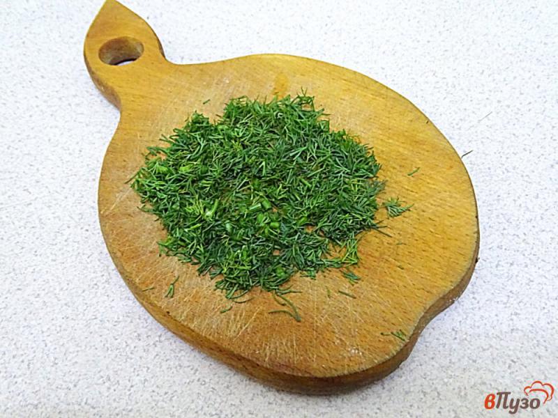 Фото приготовление рецепта: Майонез зелёный с чесноком и укропом шаг №3