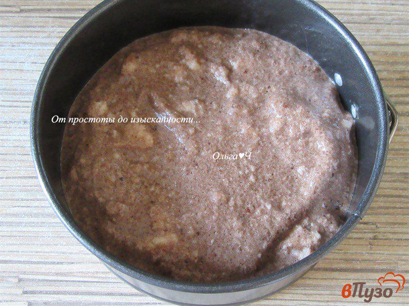 Фото приготовление рецепта: Торт без сахара или Шоколадно-сливочный торт с виноградом шаг №4