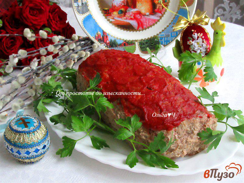 Фото приготовление рецепта: Мясной рулет с яйцами и овощами «Дальян кёфте» шаг №6