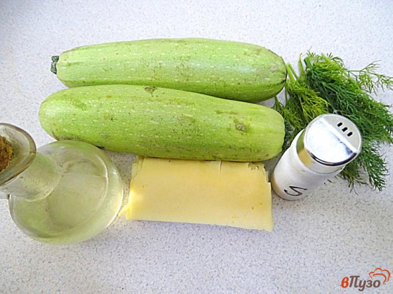 Фото приготовление рецепта: Кабачки с сыром в микроволновой печи шаг №1