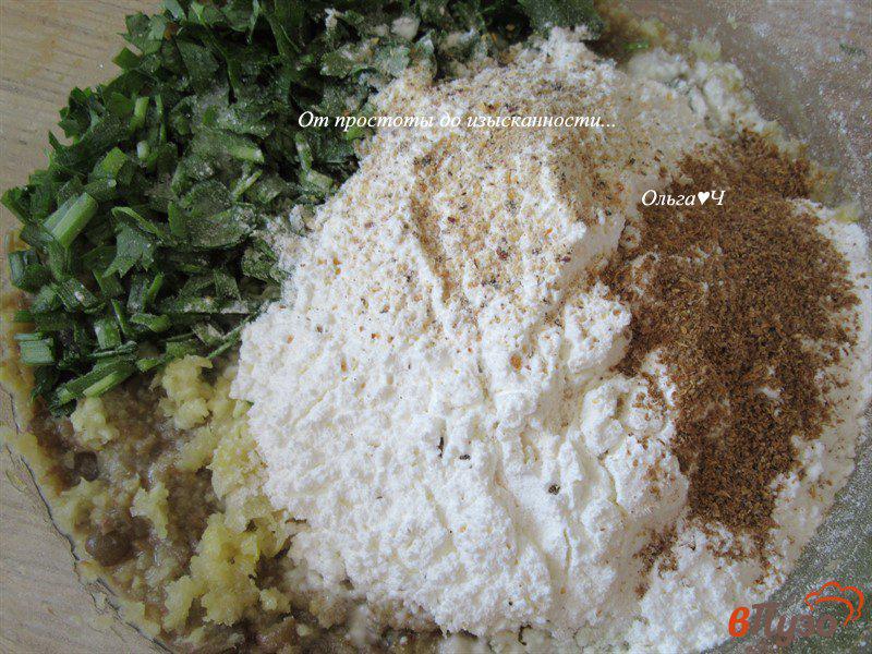 Фото приготовление рецепта: Чечевично-кукурузные крупеники в кунжутной панировке шаг №2