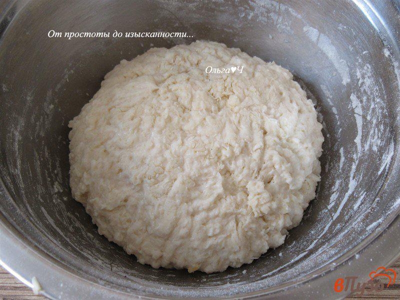 Фото приготовление рецепта: Сырные лепешки на йогурте шаг №3