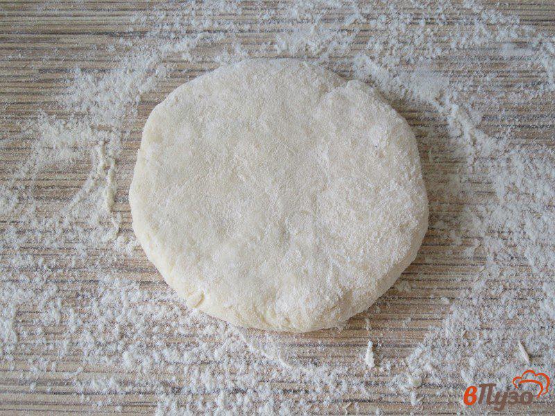 Фото приготовление рецепта: Сырные лепешки на йогурте шаг №10