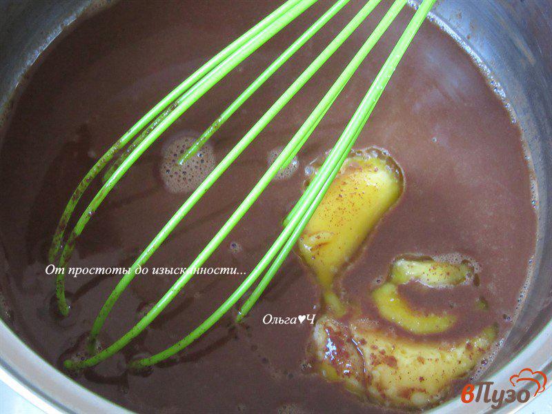 Фото приготовление рецепта: Блины на сыворотке «Два шоколада» шаг №3