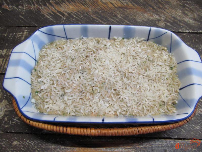 Фото приготовление рецепта: Запеканка из мясного фарша с рисом и кабачком шаг №2