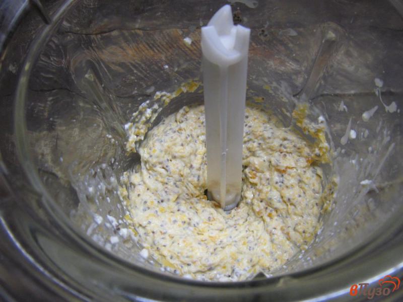 Фото приготовление рецепта: Пирог из лаваша с творогом тыквой и курагой шаг №5