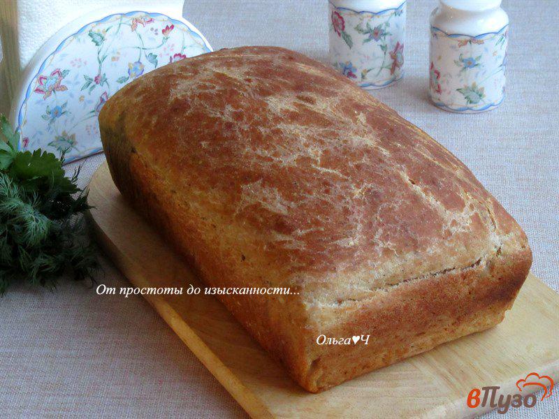 Фото приготовление рецепта: Ржано-пшеничный хлеб с солодом шаг №8