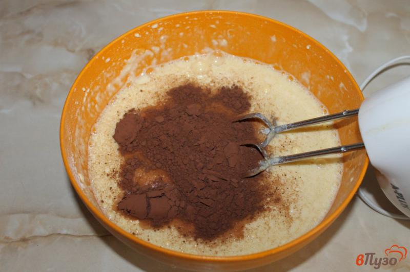 Фото приготовление рецепта: Шоколадные блины с вареной сгущенкой и бананом шаг №2