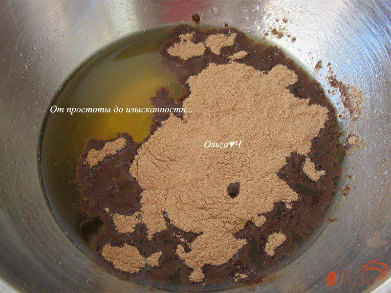 Фото приготовление рецепта: Темный шоколад из кэроба с миндалем и корицей шаг №3