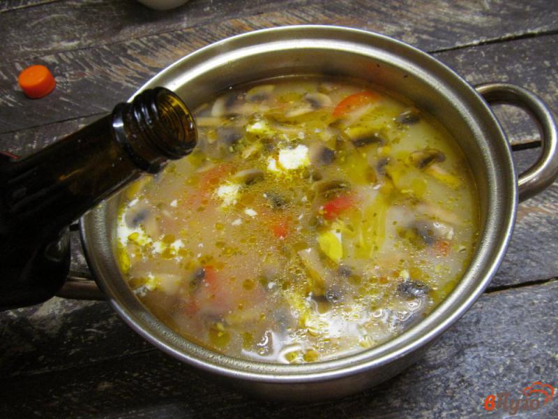 Фото приготовление рецепта: Тайский кокосовый суп шаг №9