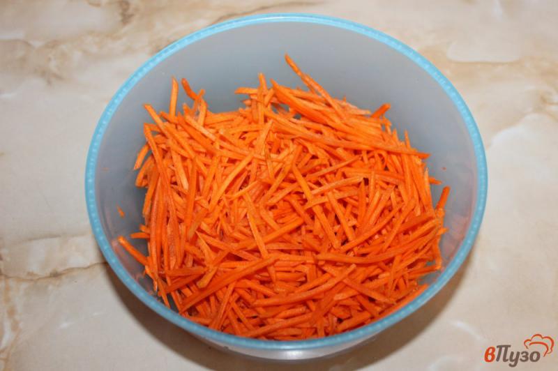 Фото приготовление рецепта: Салат морковь по - корейски шаг №1