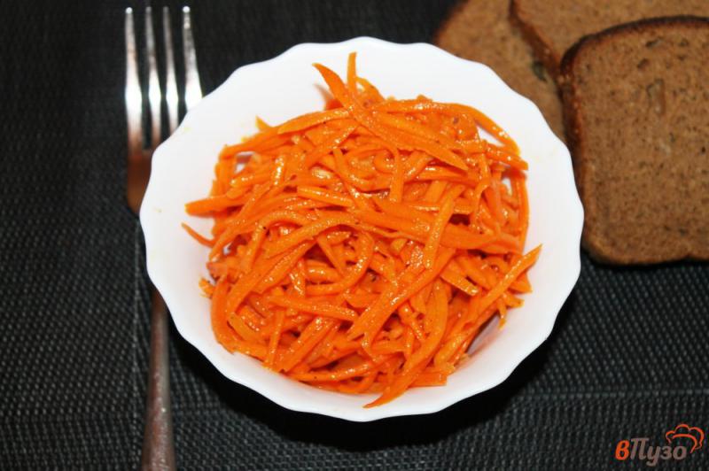 Фото приготовление рецепта: Салат морковь по - корейски шаг №6