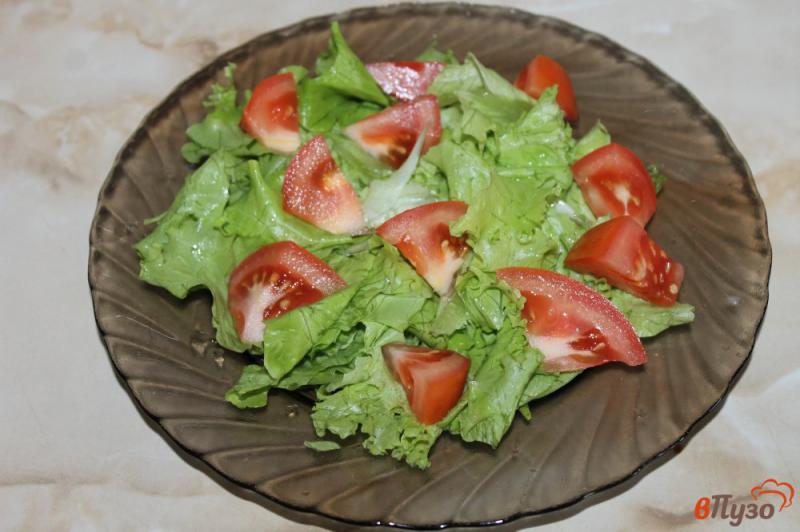Фото приготовление рецепта: Салат с прошутто шаг №2