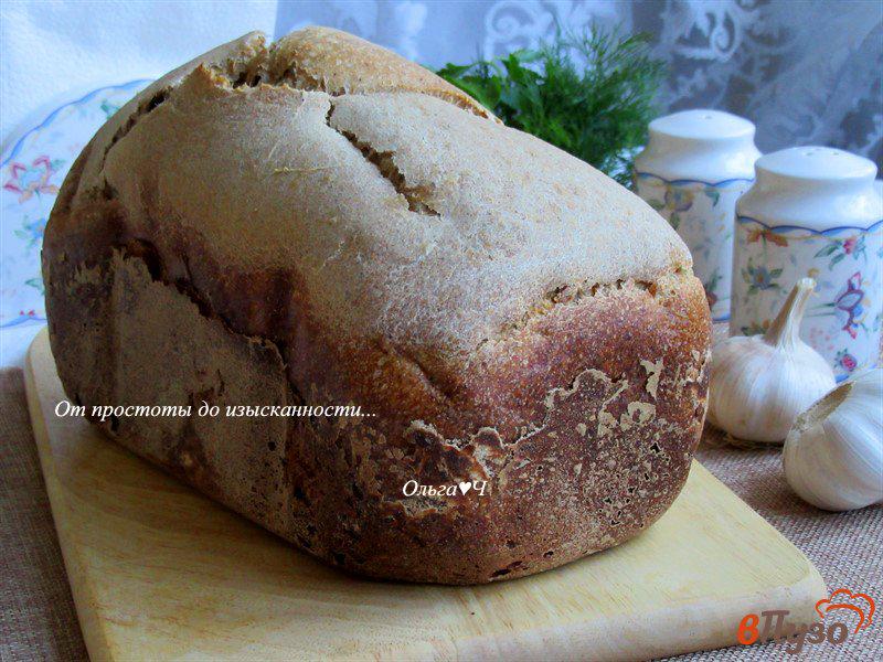 Фото приготовление рецепта: Ржано-пшеничный хлеб на сыворотке с солодом шаг №5