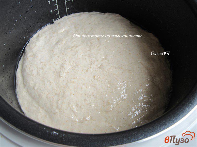 Фото приготовление рецепта: Пшенично-полбяной хлеб шаг №6