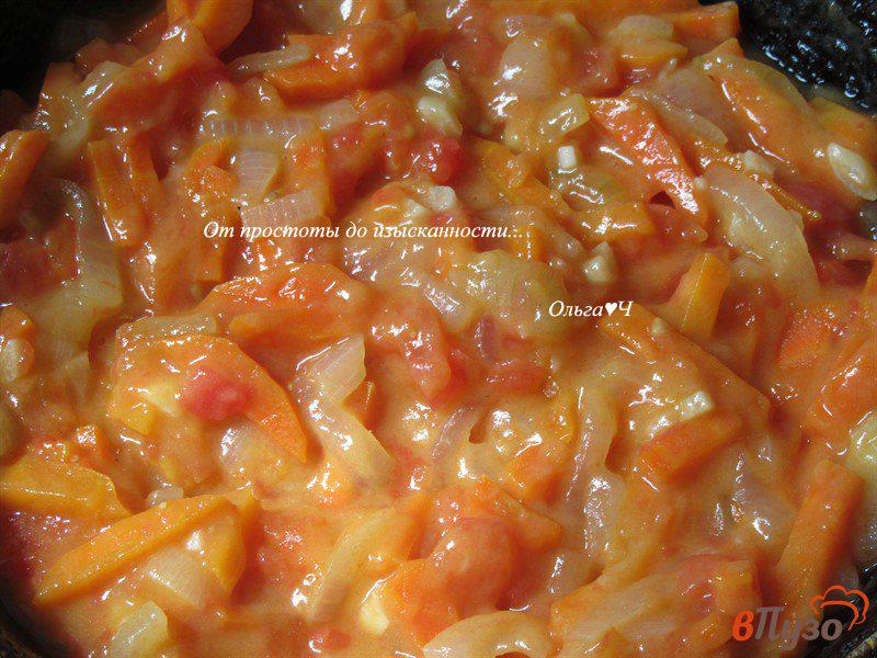 Фото приготовление рецепта: Плакия или Курица в овощном соусе по-болгарски шаг №5