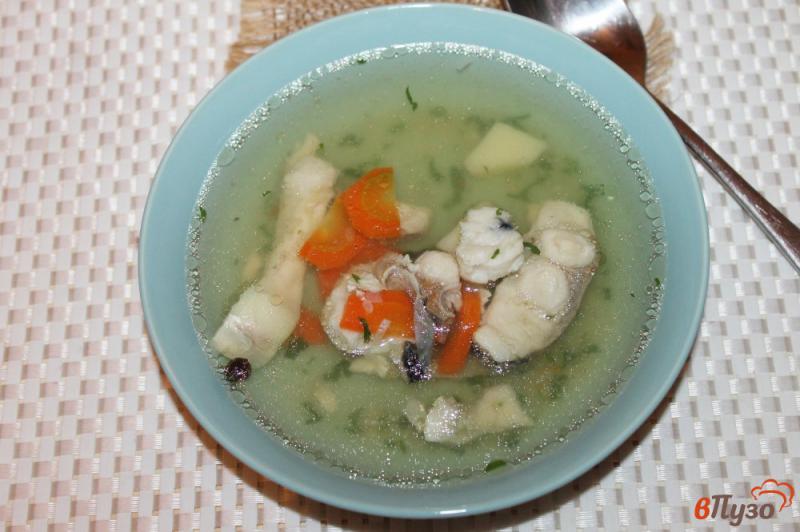 Фото приготовление рецепта: Диетический рыбный суп шаг №6