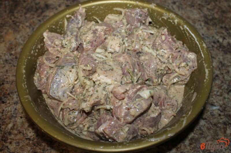 Фото приготовление рецепта: Свинина маринованная в кефире шаг №5
