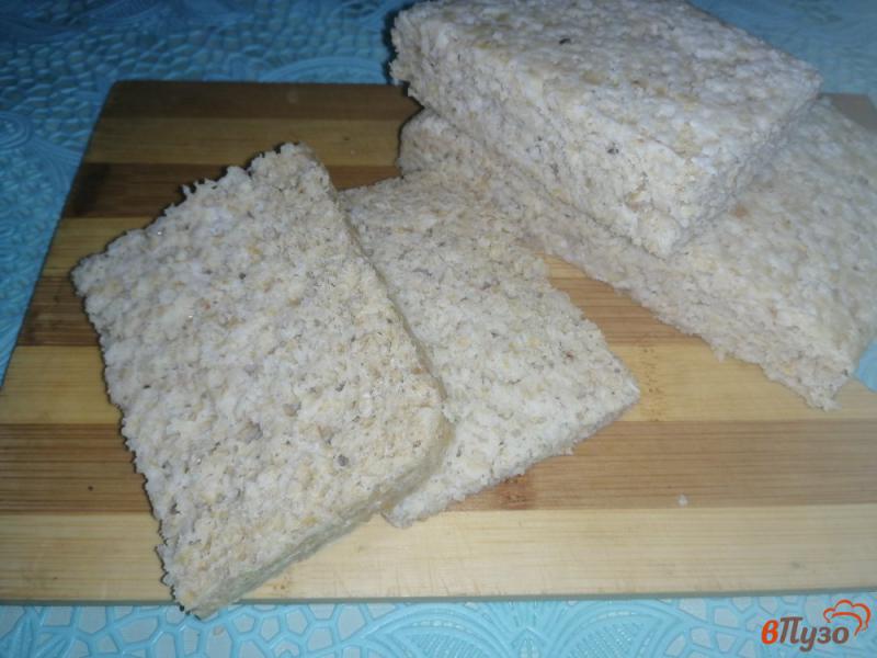 Фото приготовление рецепта: Хлеб из овсяных отрубей без муки шаг №7