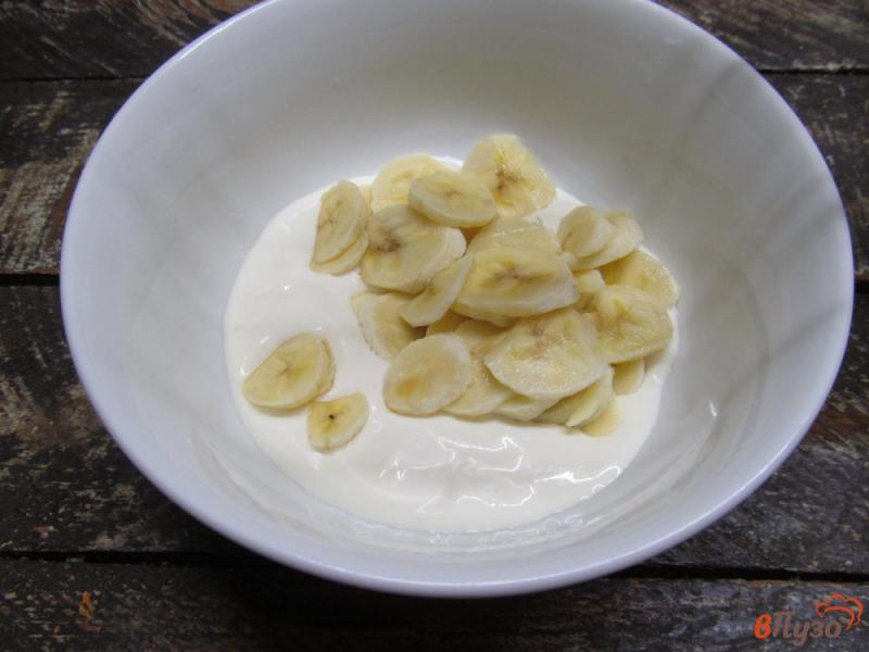 Фото приготовление рецепта: Десерт из тыквы с бананом шаг №3