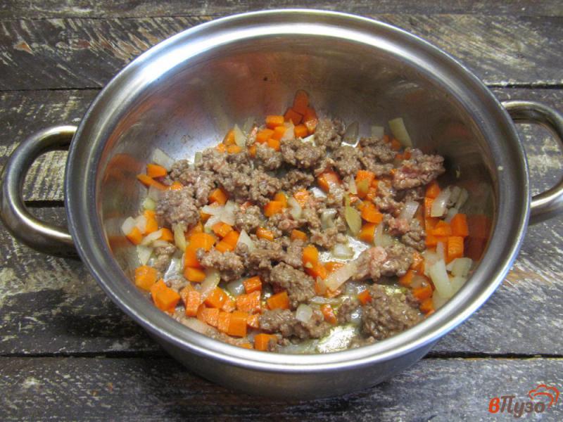 Фото приготовление рецепта: Суп с пастой овощами и мясным фаршем шаг №2