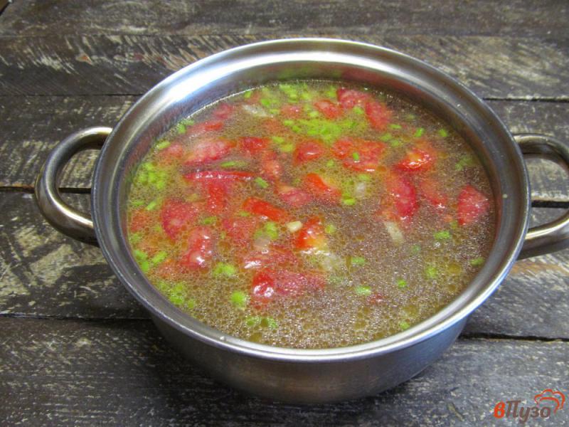 Фото приготовление рецепта: Суп с пастой овощами и мясным фаршем шаг №4