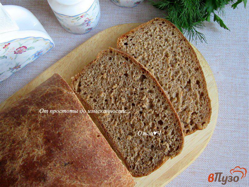 Фото приготовление рецепта: Пшенично-ржаной хлеб с паприкой и луком шаг №10