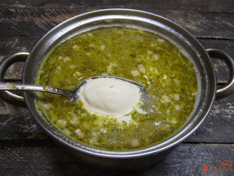 Фото приготовление рецепта: Сливочный суп с капустой и фасолью шаг №5