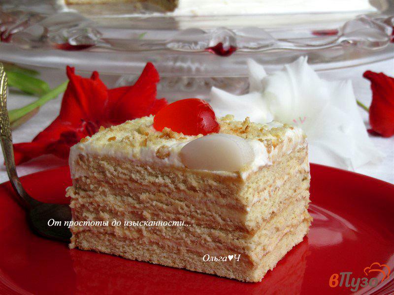 Фото приготовление рецепта: Торт из печенья «Для мамы» шаг №7