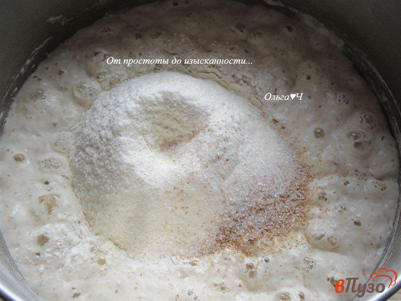 Фото приготовление рецепта: Цельнозерновой хлеб с семечками подсолнечника шаг №3