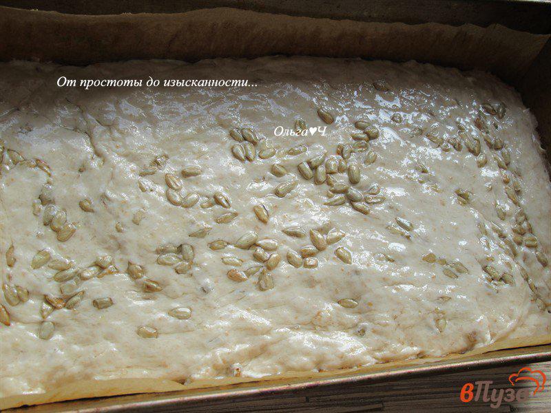 Фото приготовление рецепта: Цельнозерновой хлеб с семечками подсолнечника шаг №5