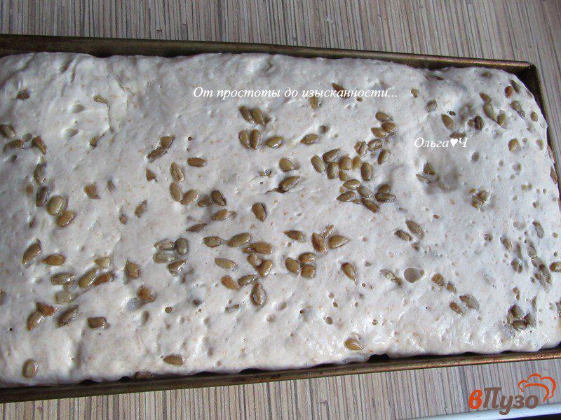 Фото приготовление рецепта: Цельнозерновой хлеб с семечками подсолнечника шаг №6