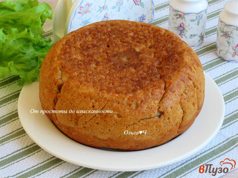 Фото приготовление рецепта: Пшенично-ржаной хлеб с отрубями шаг №7