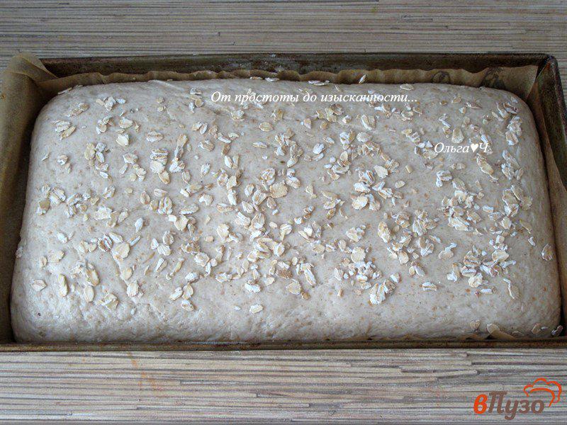 Фото приготовление рецепта: Овсяный хлеб на молоке шаг №6