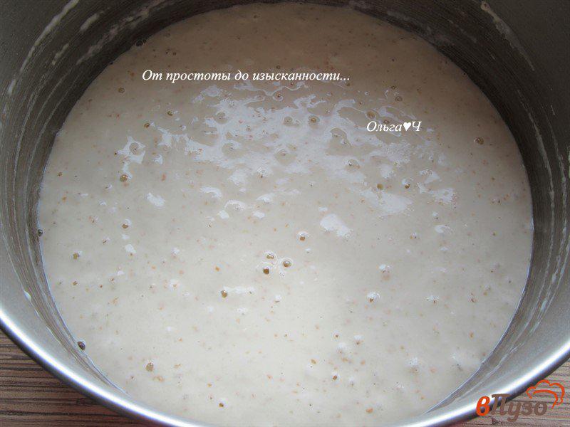 Фото приготовление рецепта: Цельнозерновой хлеб с овсяной мукой и тмином шаг №1