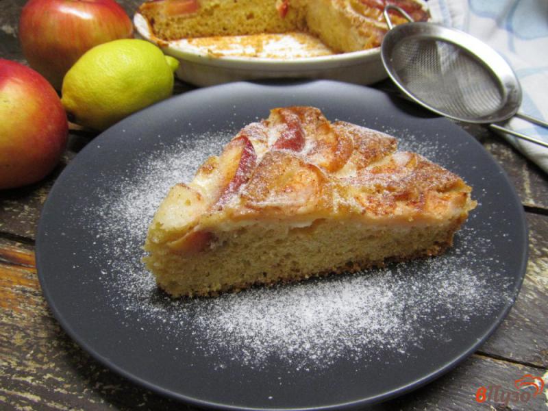 Фото приготовление рецепта: Немецкий яблочный пирог шаг №15