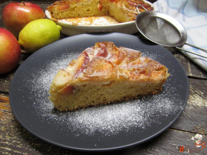 Фото приготовление рецепта: Немецкий яблочный пирог шаг №16
