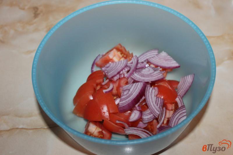 Фото приготовление рецепта: Салат к шашлыку шаг №2