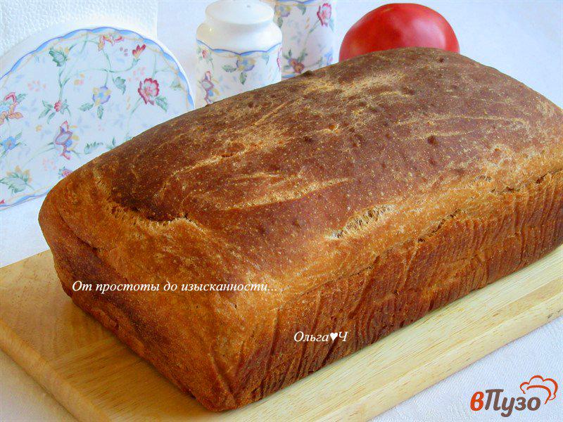 Фото приготовление рецепта: Томатный цельнозерновой хлеб с ржаной мукой шаг №7