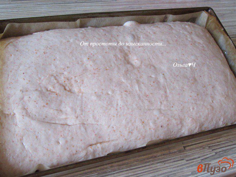 Фото приготовление рецепта: Томатный цельнозерновой хлеб с ржаной мукой шаг №6