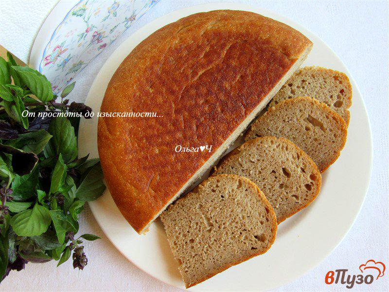 Фото приготовление рецепта: Цельнозерновой гречневый хлеб с овсяной мукой и кориандром шаг №9