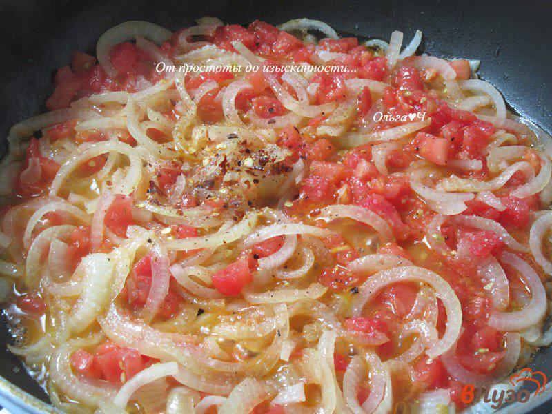 Фото приготовление рецепта: «Имам байылды» или Баклажаны, тушеные с луком и помидорами шаг №2