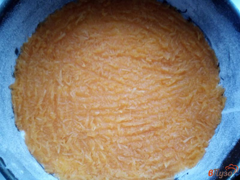 Фото приготовление рецепта: Насыпной пирог с творогом, яблоками и тыквой шаг №9