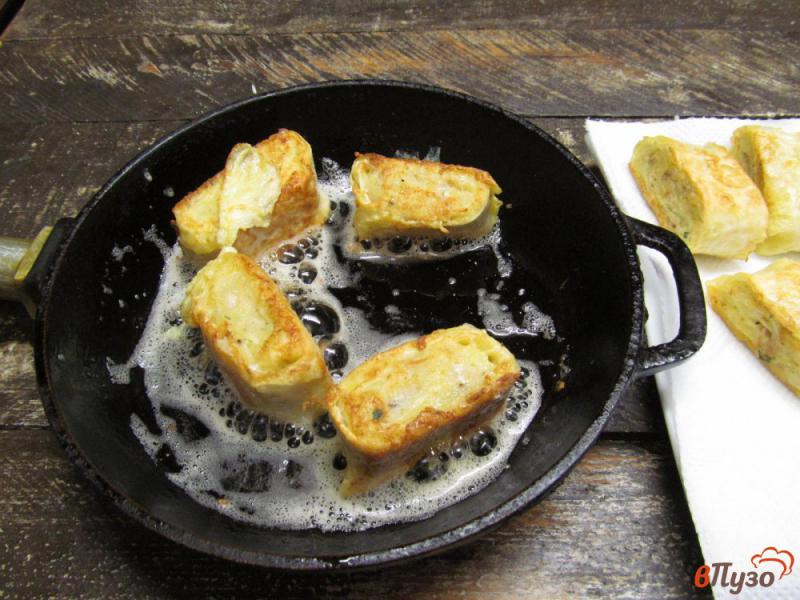 Фото приготовление рецепта: Закуска из лаваша с картофельной начинкой шаг №12