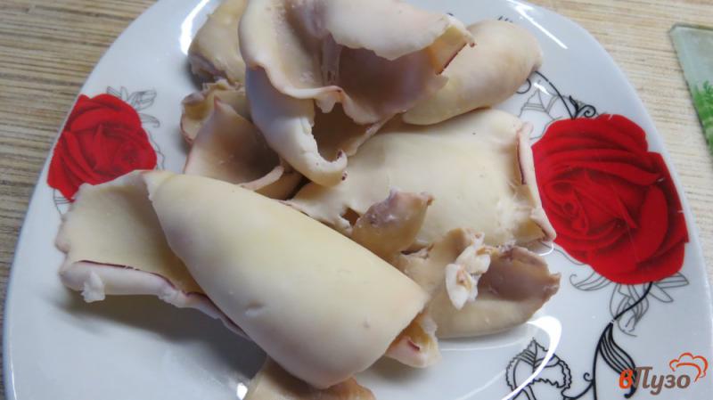 Фото приготовление рецепта: Салат по корейски с кальмарами шаг №1