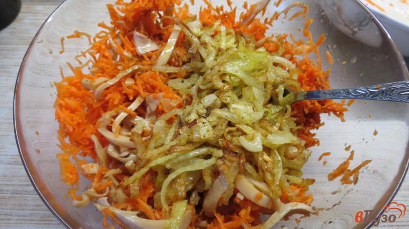 Фото приготовление рецепта: Салат по корейски с кальмарами шаг №6