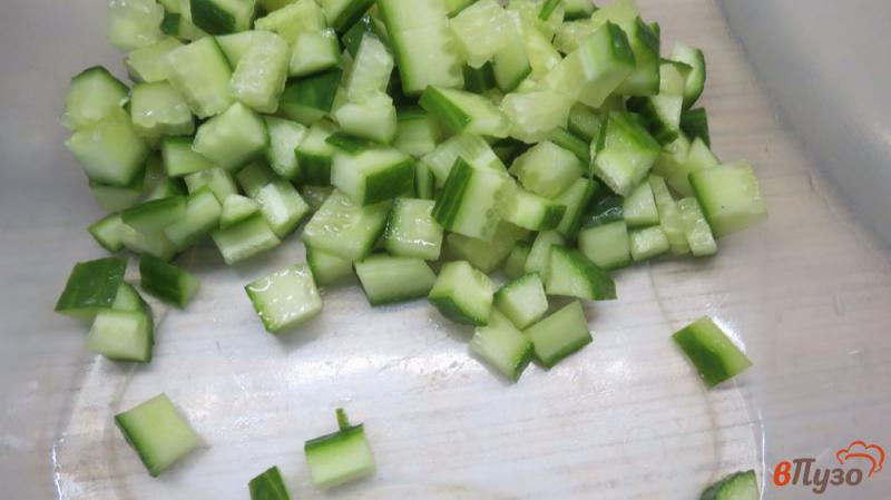 Фото приготовление рецепта: Салат картофельный с колбасой шаг №2